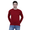 Cotton Solid Round Neck Full Sleeves Tshirt For Men's (Pack of 2)